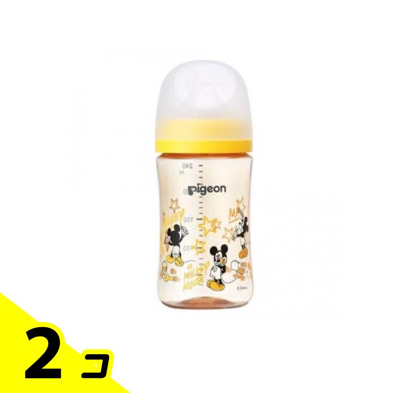 ピジョン 母乳実感 哺乳びん(プラスチック製) Disney 240mL 2個セット