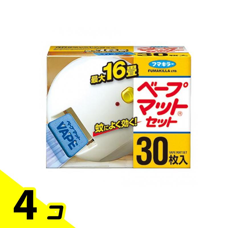 フマキラー ベープマットセット 30枚入 4個書き割り