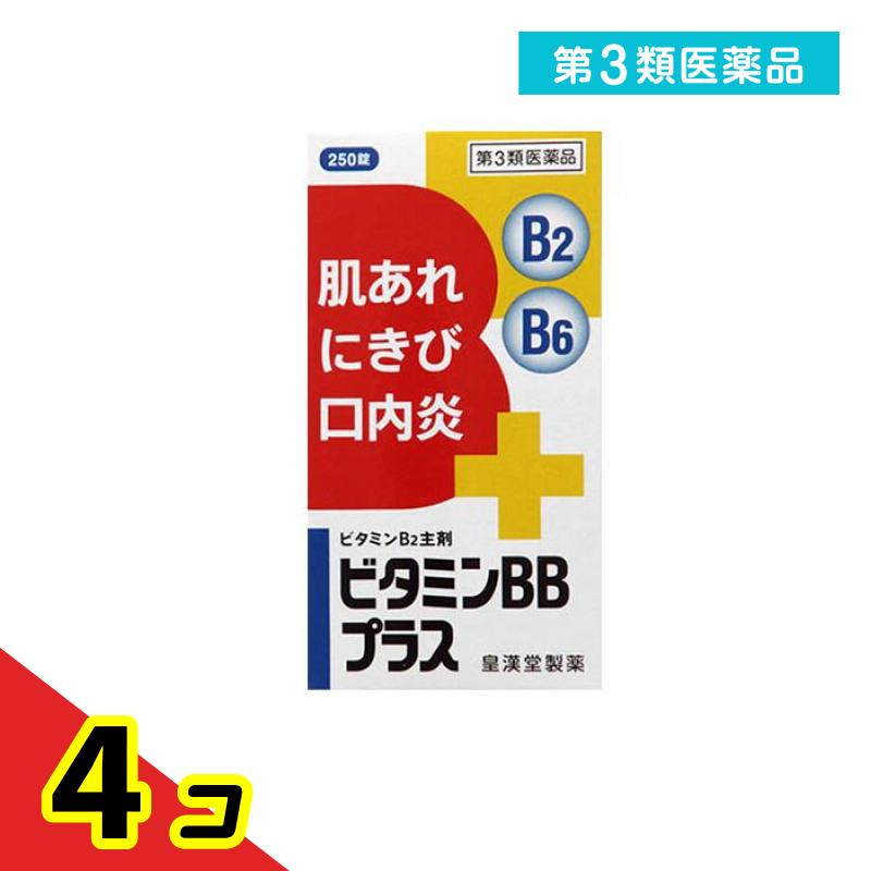 第３類医薬品 ビタミンBBプラス「クニヒロ」 250錠 4個セット