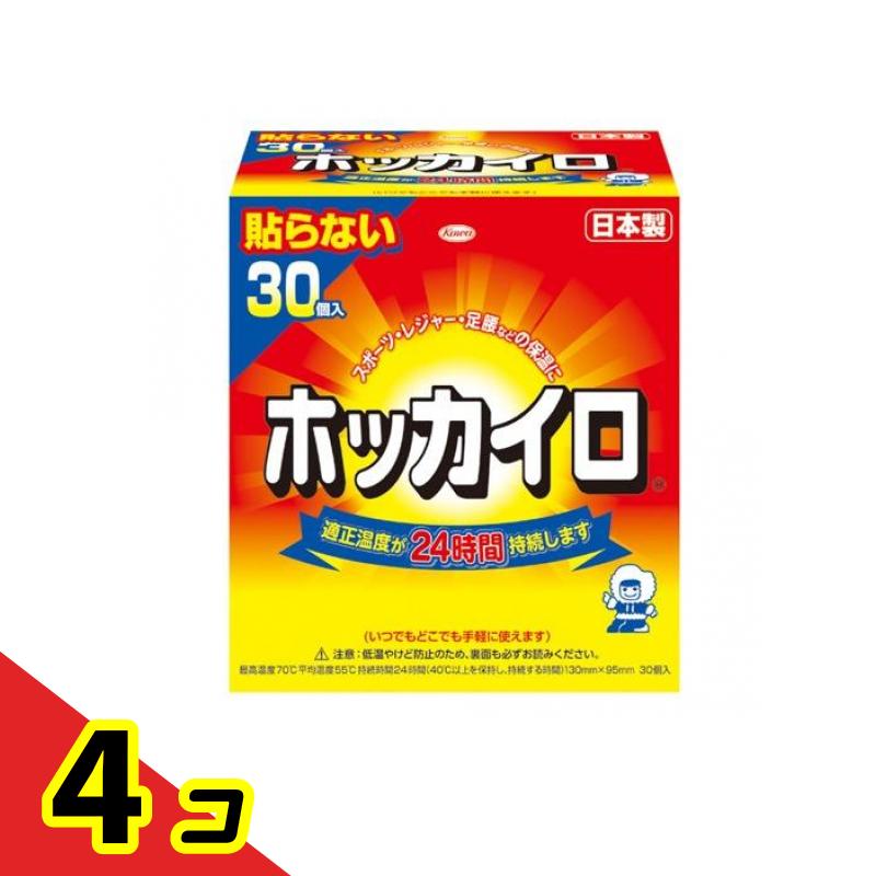 ホッカイロ 貼らない印字機 レギュラー 30個入 4個仕かける