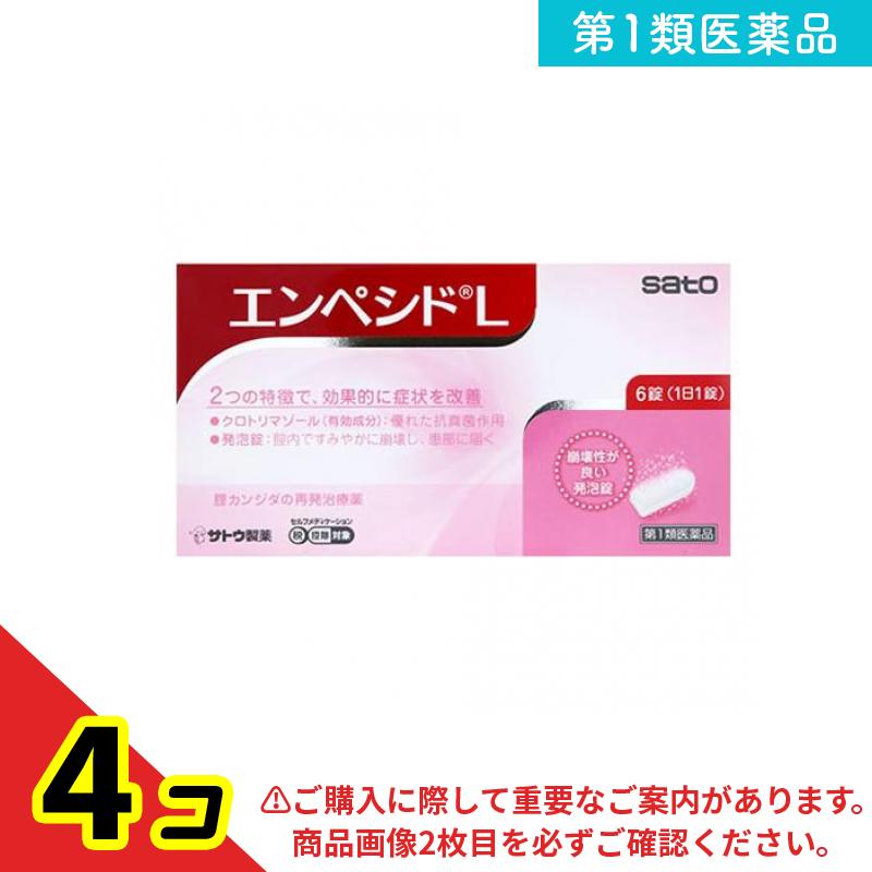 第１類飲み薬 エンペシドL 6錠 4個書き割り