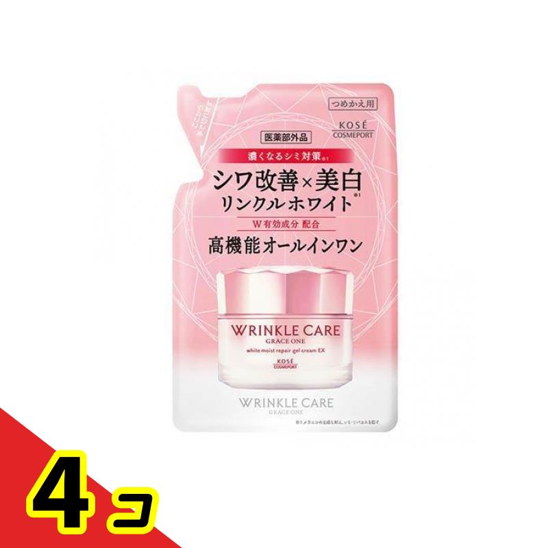 グレイスワン リンクルケア ホワイトモイストリペアジェルクリームEX 詰め替え用 90g 4個セット 7,303円