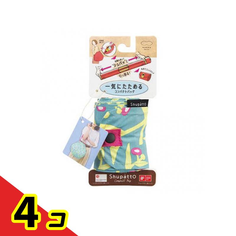 マーナ Shupatto シュパット パウダーコンパクト御徒面子 M大きさ S411 KU 顕花植物 1個入 4個仕掛ける