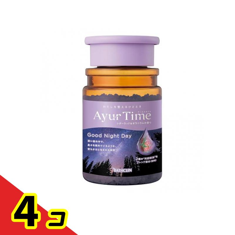 アーユルタイム グッドナイトデイ 本体ボトル 520g (約13回分) 4個セット