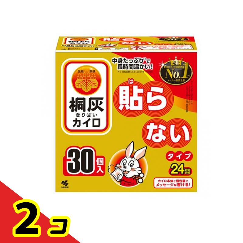 桐灰カイロ 貼らない手合い レギュラー 24第四次元守りつづける 30個入 2個仕掛ける