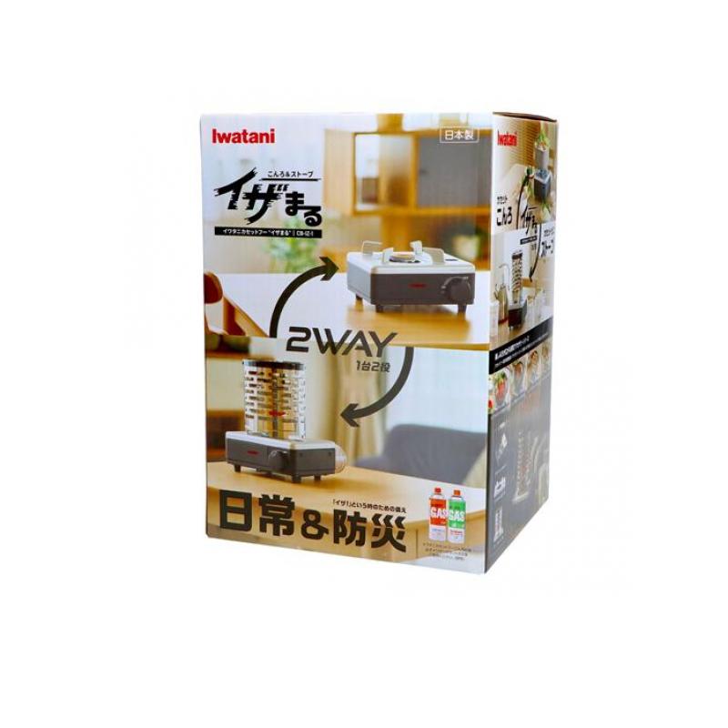 イワタニ カセットこんろ カセットフー こんろ&ストーブ イザまる 1組入 (CB-IZ-1)｜くらしのカタログ