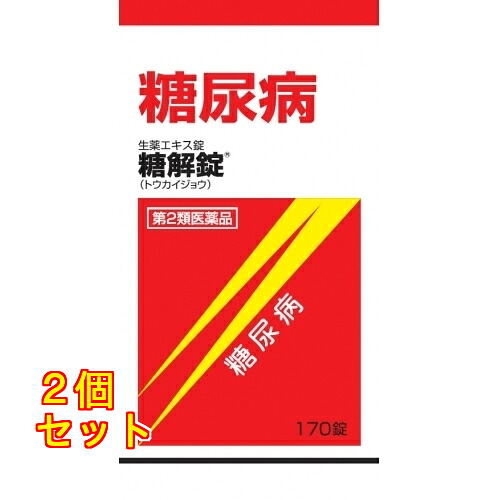 【第2類飲み薬】 糖解錠 １７０錠 4987210301119 ×2個