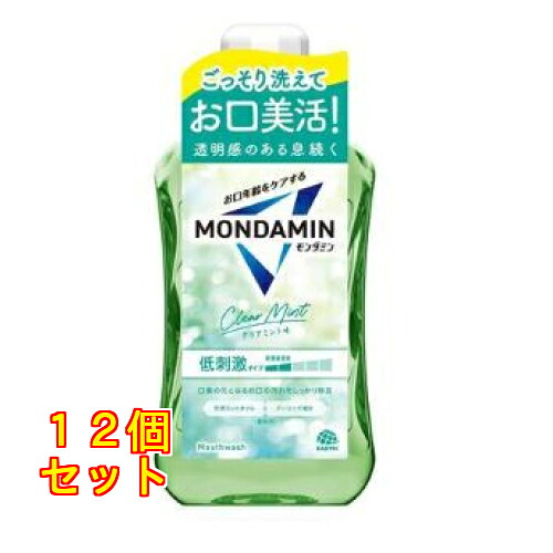 アース製薬 モンダミン せつ然たるペパーミント 1000mL×12個