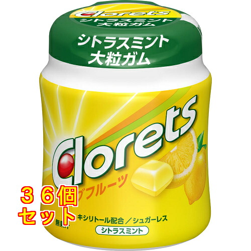 クロレッツビッグフルーツシトラスミントボトル&times;36個｜クスリのアオキ2号店店