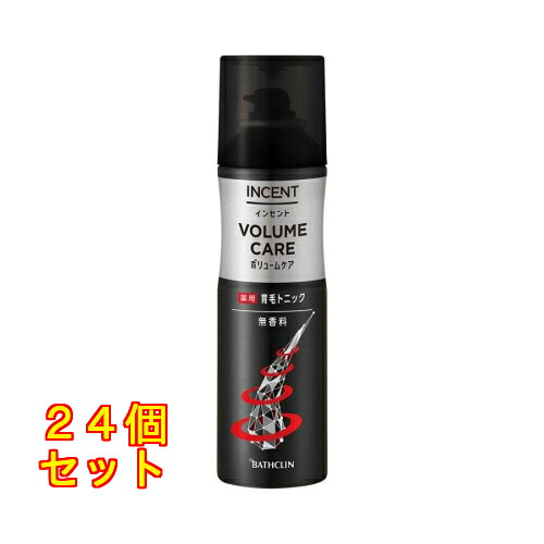 【医薬部外品】バスクリン インセント 薬用育毛トニック ボリュームケア 190g&times;24個｜クスリのアオキ2号店店