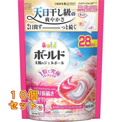 ボールドジェルボール４Ｄブロッサム替ハイパーＪ 28個&times;10個｜クスリのアオキ2号店店
