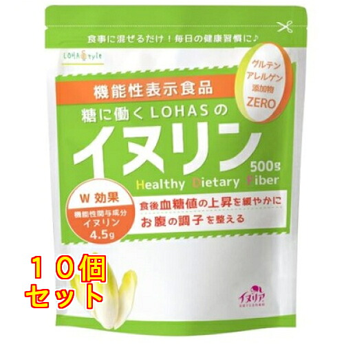 糖に働くロハスのイヌリン 500g×10個|クスリのアオキ2号店店