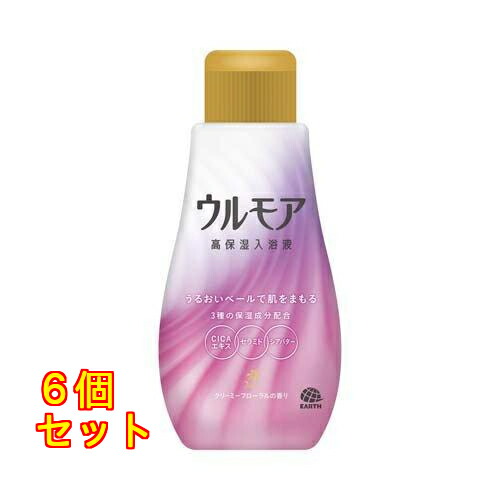 ウルモア 高保湿入浴液 クリーミーフローラルの香り 600mL×6個