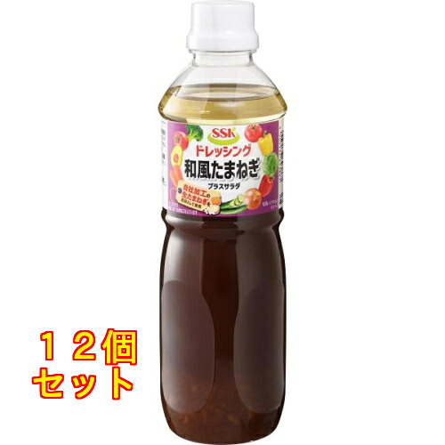 プラスサラダ 和風たまねぎドレッシング 490ml×12個