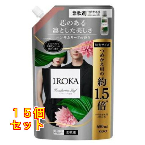 花王 IROKA ハンサムリーフの香り スパウト 650mL×15個