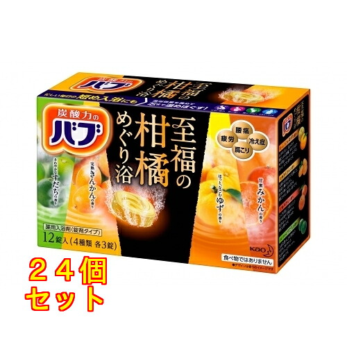 名取り草 バブ 幸いの柑橘めぐり浴 １２錠 480g×24個