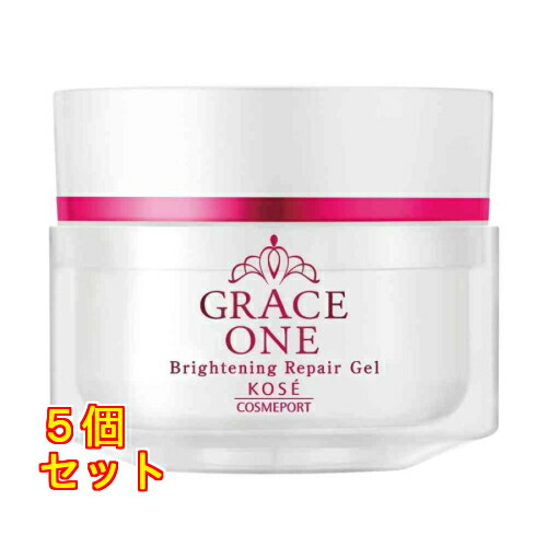 【医薬部外品】コーセーコスメポート グレイス ワン ブライトニング リペアジェル 100g&times;5個｜クスリのアオキ店