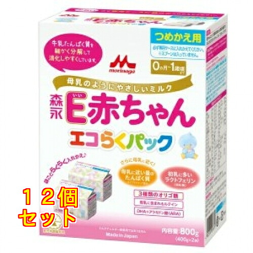 E赤ちゃん エコらくパック詰替用&times;12個｜クスリのアオキ店