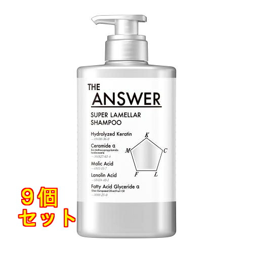 THE ANSWER（ジアンサー） スーパーラメラシャンプー 揚水機 400mL×9個