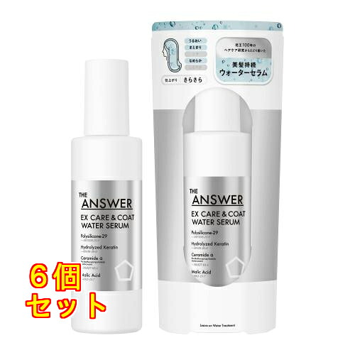 THE ANSWER（ジアンサー） EX 世話をする\u0026厚地の外套 ウォーターセラム 190mL×6個