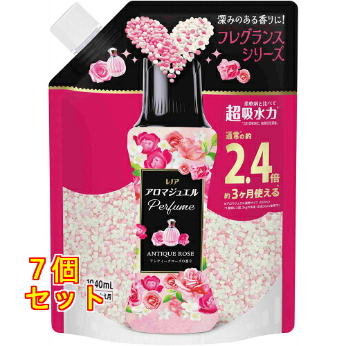 レノアアロマジュエルＡＴローズ＆フローラルかえ特大 1040ml&times;7個｜クスリのアオキ店