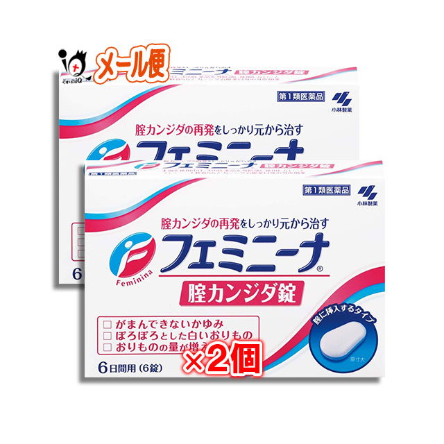 市場 第1類医薬品 6錠 フェミニーナ 膣カンジダ錠