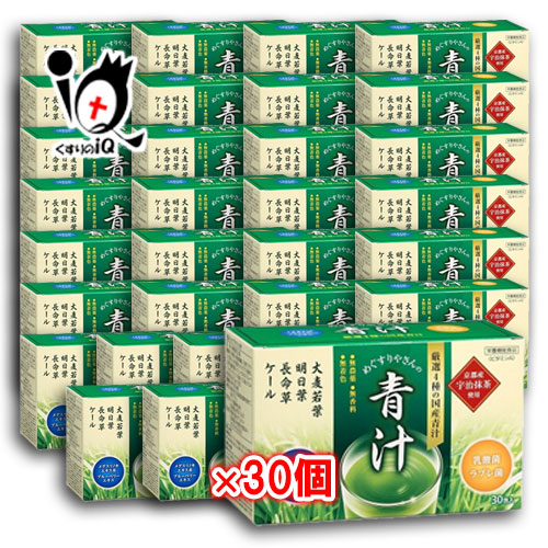 【19日限定ポイント5倍】テイカ製薬 めぐすりやさんの青汁 3.0g(1包)×30包×30箱セット【栄養機能食品】【厳選4種の国産青汁】 メグスリノキエキス末・ブルーベリーエキス・京都宇治抹茶使用 大麦若葉・明日葉・長命草・ケール配合【訳あり特別価格】