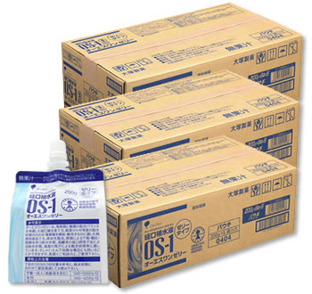 《3ケースセット》 大塚製薬 経口補水液 OS-1 オーエスワン ゼリー (200g×30個)×3ケース 【消費者庁許可個別評価型病者用食品】 【4987035576211】 ※軽減税率対象商品|くすりの福太郎 店