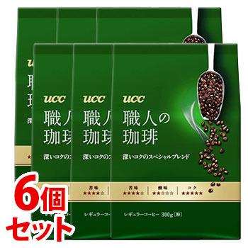 楽天市場 セット販売 Ucc 職人の珈琲 深いコクのスペシャルブレンド 300g 6個セット コーヒー 軽減税率対象商品 くすりの福太郎 楽天市場店