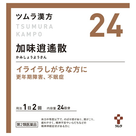 楽天市場 第2類医薬品 ツムラ ツムラ漢方 加味逍遙散エキス顆粒 24日分 48包 かみしょうようさん イライラ 更年期障害 不眠症 くすりの福太郎 楽天市場店