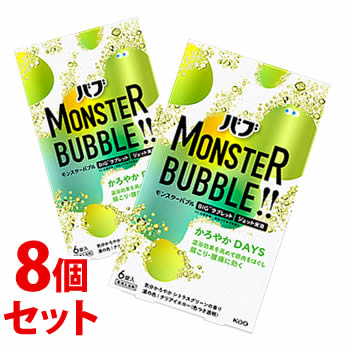 《セット販売》　花王 バブ モンスターバブル かろやかDAYS (70g×6錠)×8個セット 入浴剤 炭酸タイプ　【医薬部外品】