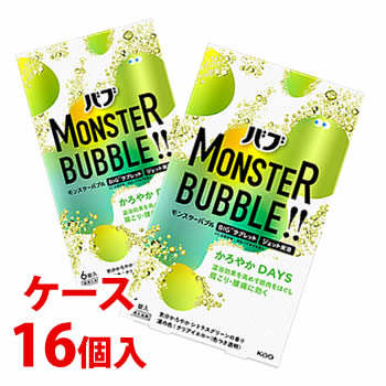 《ケース》　花王 バブ モンスターバブル かろやかDAYS (70g×6錠)×16個 入浴剤 炭酸タイプ　【医薬部外品】