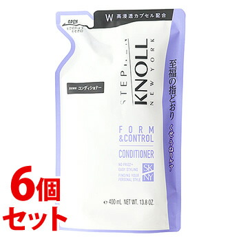 《セット販売》　コーセー スティーブンノル フォルムコントロール コンディショナー W つめかえ用 (400mL)×6個セット 詰め替え用 くせうねりケア　【送料無料】　【smtb-s】 6,353円