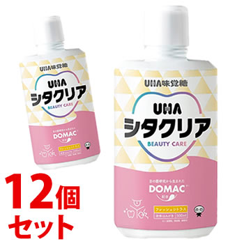 《セット販売》　UHA味覚糖 シタクリア 液体はみがき フレッシュシトラス (500mL)×12個セット 液体歯磨き 液体ハミガキ　【送料無料】　【smtb-s】