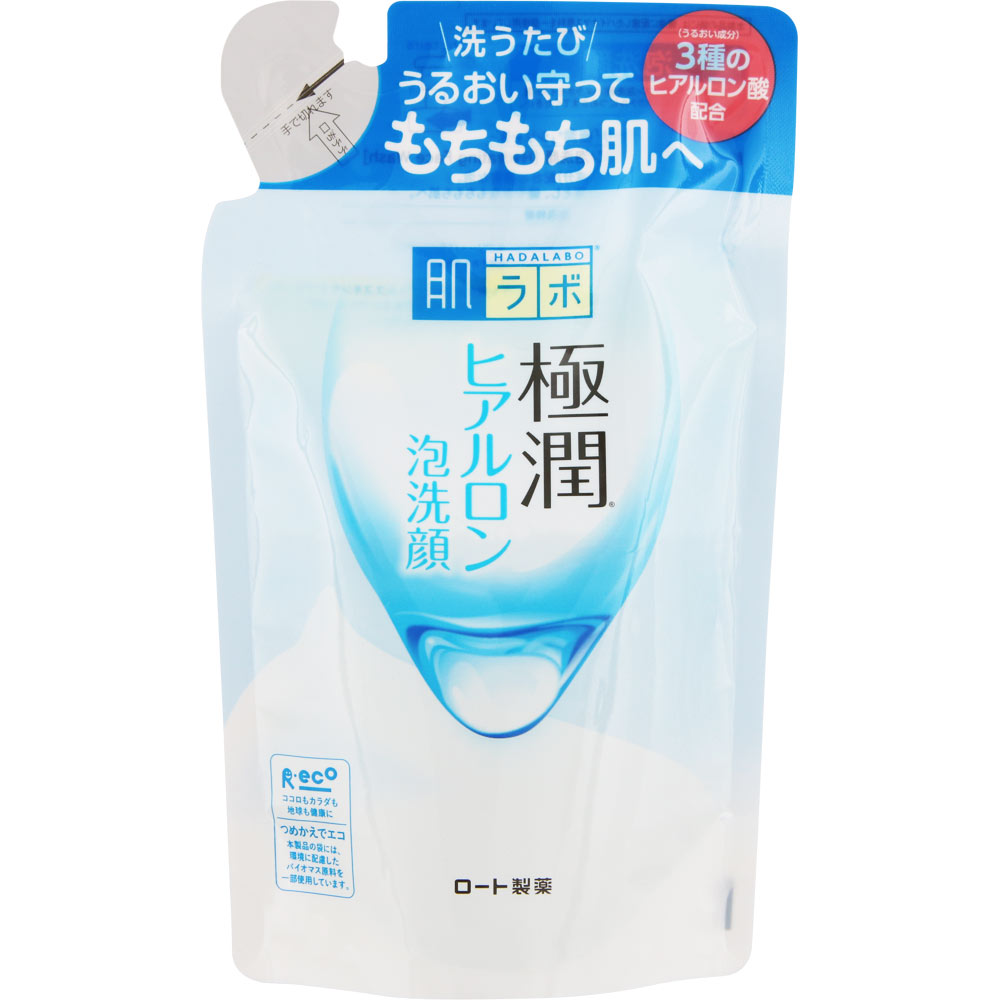 楽天市場】ロート製薬 肌研 ( ハダラボ ) 極潤ヒアルロン泡洗顔