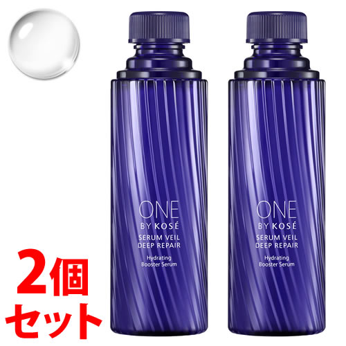 《セット販売》　コーセー ONE BY KOSE セラムヴェール ディープリペア 付けかえ用 レギュラーサイズ (60mL)×2個セット 薬用導入美容液 ワンバイコーセー レフィル　【医薬部外品】