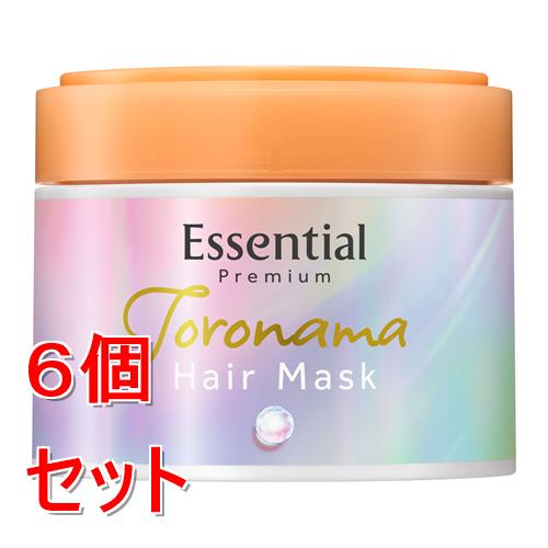 《セット販売》 花王 エッセンシャル　プレミアム　とろ生ヘアマスク　１８０ｇ&times;6個セット　インバスヘアケア　ホワイトピーチ＆ムスクの香り｜くすりの福太郎　店