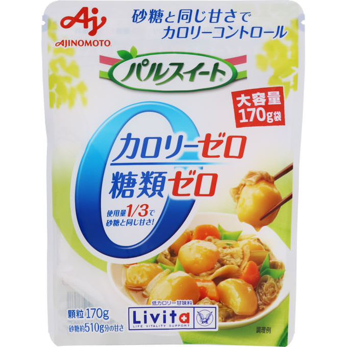 ☆まとめ買いがお得！大正製薬 Livita パルスイート カロリーゼロ 顆粒袋入り 170g×10個セット