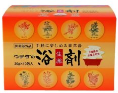 ☆生やさしいに楽しめる草本湯です！ウチダ和漢薬 ウチダの浴剤 （30g×10包）×12個書き割り+おまけ20包【治療法部外品】