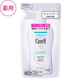 つめかえ用 ☆ケース特価で単品よりも20%お得! 薬用シャンプー 【医薬部外品】 360mL×24個セット 花王 キュレル