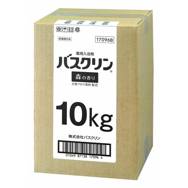 バスクリン 森の芳ばしさ ウッディグリーンのお湯（澄み切った印字機） 御勤め用 10kg缶※申し付ける個数によりお届け日が変わる其の儀があります。
