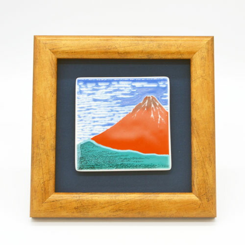 楽天市場】九谷焼 谷敷正人作 陶額 金彩富士 : 虹八-Kohya-