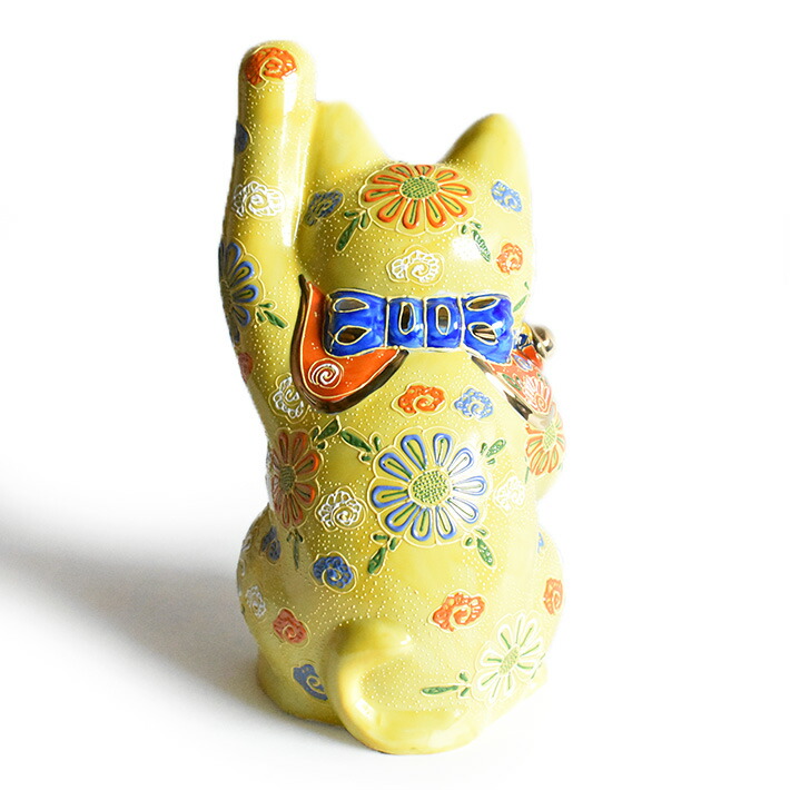 九谷焼 打ち出の小槌 招き猫 置物 黄盛 座布団付 左手 高 約27cm おしゃれ 商売繁盛 開店祝い 猫好き 誕生日プレゼント 猫グッズ Gulbaan Com 九谷焼 打ち出の小槌 招き猫 置物 黄盛 座布団付 左手 高 約27cm おしゃれ 商売繁盛 開店祝い 猫好き 誕生日プレゼント 猫グッズ Gulbaan Com