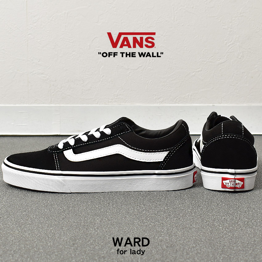 ＼1/30限定SALE／ VANS スニーカー バンズ ワード レディース USA 企画 ブラック ホワイト 黒 白 靴 シューズ ローカット スケーター スケート スケシュー ローテク カジュアル ストリート 人気 おしゃれ 定番 シンプル ヴァンズ WARD VN0A3IUNIJU画像