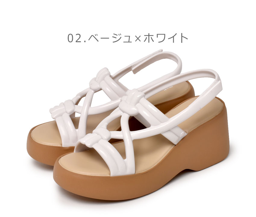 メリッサ サンダル シンプル ブランド 白 Ad ホワイト 靴 黒 グリーン Salinas Sand ブラック レディース