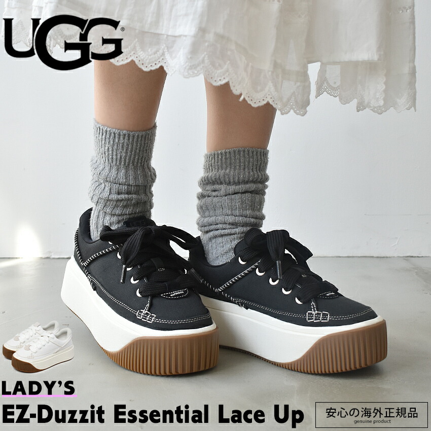 UGG プラットフォームスニーカー 黒 楽天市場】UGG アグ 厚底 スニーカー イージー ダジット