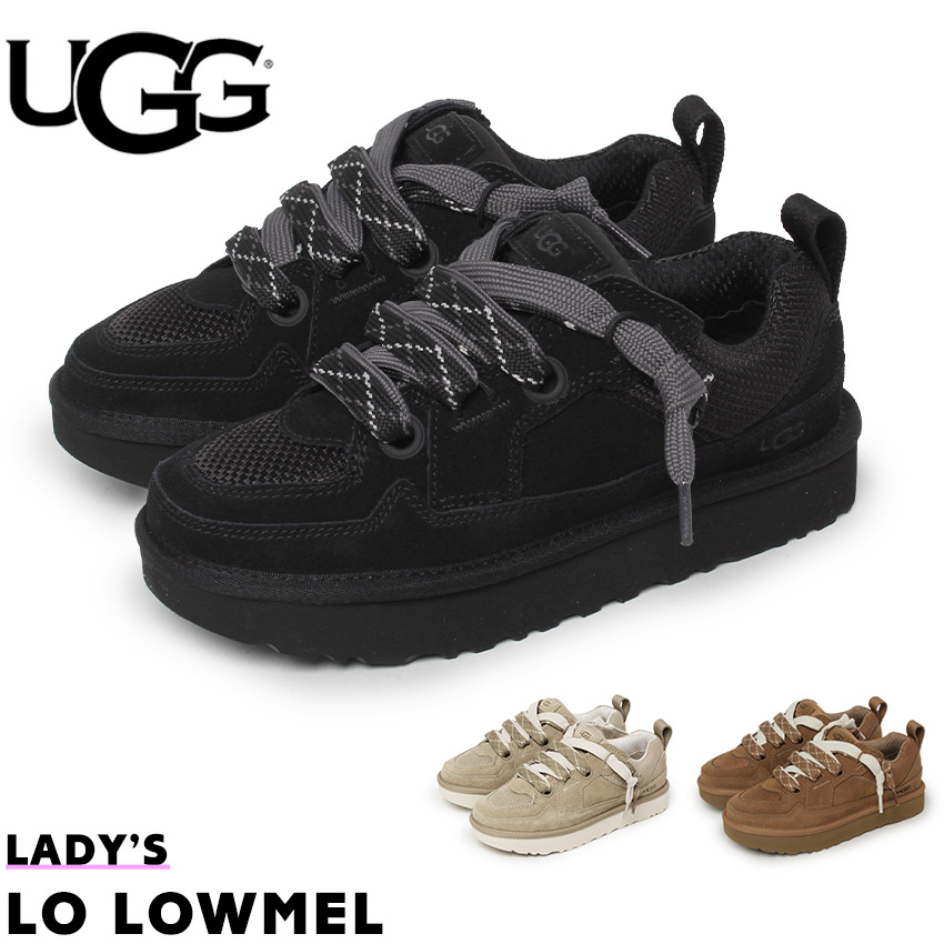 UGG スニーカー 黒 グレー ストラップ UGG アグ スニーカー レディース EZ-DUZZIT LACE 1152717