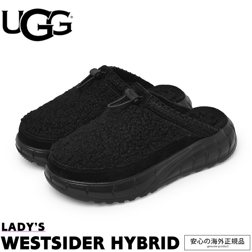 楽天市場】UGG アグ サンダル レディース W ディスケット ブラック 黒