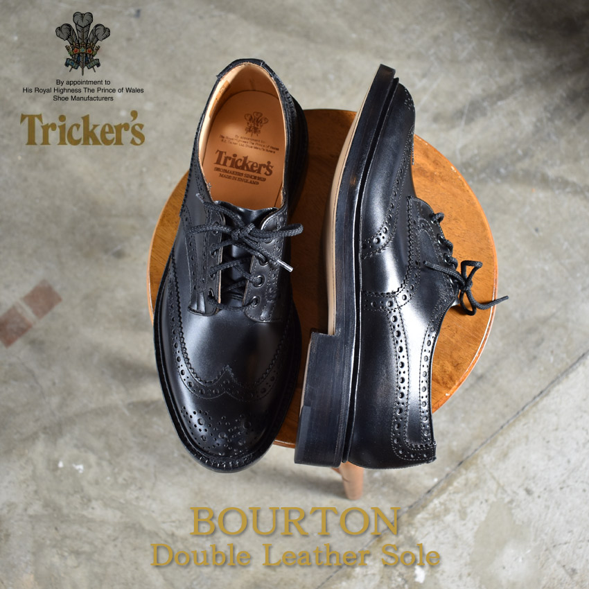 楽天市場】トリッカーズ TRICKER'S バートン ウィングチップ シューズ 