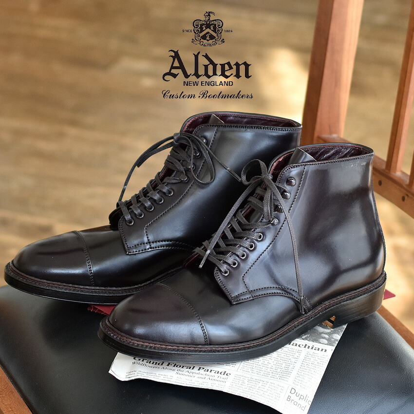 楽天市場】【ポイント20倍対象品】オールデン ALDEN ドレスブーツ 